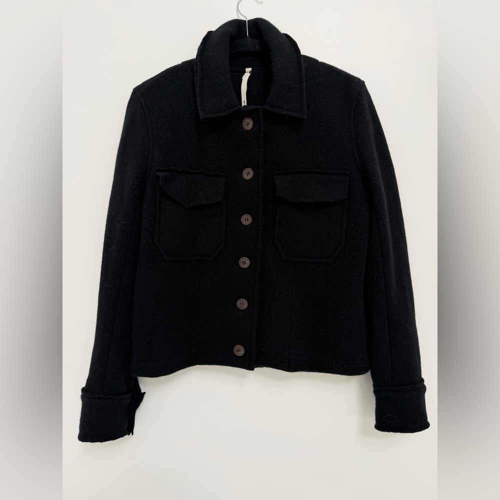 MJ. WATSON MJ WATSON WOOL CASHMERE BUTTON JACKET XS NWT